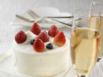 ◆ホールケーキ＆シャンパン（イメージ写真