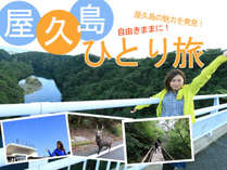 【ひとり旅】屋久島の魅力を満喫！気ままなひとり旅も大歓迎♪