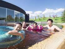 【ガーデンスパ十勝川温泉】水着で家族一緒に楽しめるモール温泉