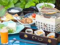 【島の朝ごはん】朝食は壱岐の食材をふんだんにあしらった島ならではの和定食