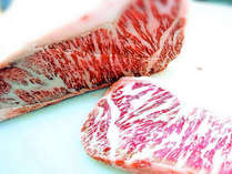 *岩手県藤沢産牛ステーキコース　しっかりと刺しの入ったジューシーな牛肉です。