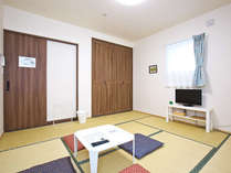 ・＜2-4名様利用限定　和室8畳＞シンプルで過ごしやすい畳のお部屋