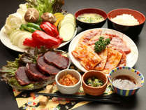 和食膳・焼肉・鍋物‥など季節の食材を季節の味わい方で楽しんで頂きます。