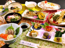 【お料理一例　雅-miyabi】料理長厳選の食材を使用した創作料理コースです