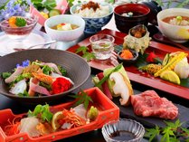 【絢爛会席】九州の食材をふんだんに使った会席料理（過去一例）