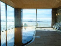 13Ｆ展望大浴場の天然温泉「旅人の湯」天然温泉(加温）の展望大浴場でリラックス♪