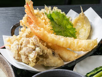 #春の海鮮天ぷらコース(イメージ)_揚げたてサクサクッな天ぷらを地酒と共に堪能しよう♪