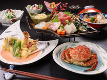 #お食事一例_海鮮天ぷらコース　気仙沼の魚介を贅沢に味わえます