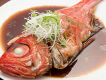 **【夕食一例】金目鯛の煮付け