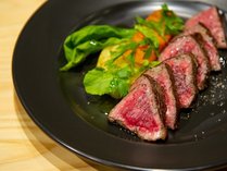 盛本牧場産神戸ビーフのA5ランクのステーキ