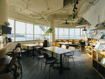 ・Seaside　Cafe　ALPHA　カフェでの朝食ができる宿泊プランもあります