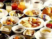 ■朝食：和洋25種の朝食バイキングにパワーアップ致しました！