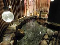 【男性大浴場】天然温泉「灯の湯」外気浴