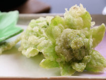 #お食事　～四季と移ろう逸品～天ぷらにも旬の食材が。季節毎に変わる味覚がまた訪れたくなる理由。