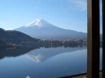 部屋から観た富士山