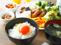 濃厚な「蘭王たまご」の卵かけご飯をお試しください！