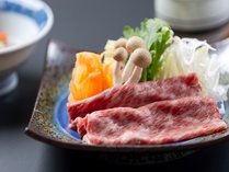 【夕食部屋食】～スタンダード会席～『国産牛しゃぶしゃぶ』＆『旬の海鮮焼き』の特選料理