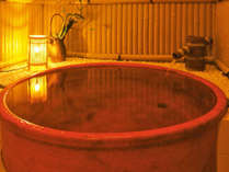 信楽焼きの飴色陶器風呂（貸切）24時間入浴ＯＫ