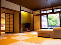 ３階　和室約１８畳+ベッドルーム【梅見月】～癒しの風景～