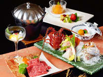 ・【夕食一例】三重県の山海の幸をご堪能ください