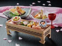 【料理】別邸「美悠」春の懐石料理（イメージ）