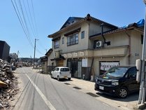 銭湯である宝湯本館は倒壊　宿泊をしていた宝湯別館は無事でした