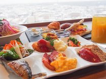 31階スカイレストラン「Hareus～ハレアス」の朝食ブッフェイメージ