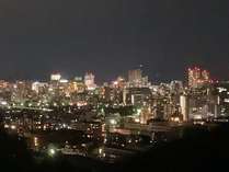 街側の部屋から望む岡山市随一の夜景