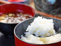 ＃朝食　お米は限られた産地のみで栽培された「つがるロマン」