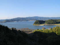 *当館展望台からの眺め。四季折々の魅力が美しい浜名湖の風景に癒されながら、心癒される旅を。