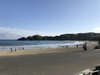 宿から歩いて30秒の弓ヶ浜。子供との海水浴、SAPにはもってこいの穏やかな海。