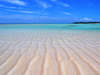 【百合ヶ浜ビーチ】波によって作られた砂模様