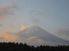 陽光に輝く富士山（洋室より）