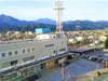 ■駅側客室からは伊予西条駅と石鎚山が見えます。