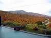 *【露天風呂】パノラマが広がる標高1100ｍの展望露天風呂から眺める秋の栗駒山はまさに絶景。