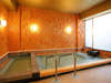 地下1階の男性大浴場には、サウナ・水風呂・超音波風呂を完備。