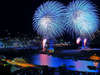【熱海花火大会】熱海の代名詞とも言える花火大会。当館目の前の熱海港から大迫力の花火が打ち上がります。
