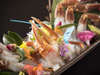 調理長が厳選して仕入れる石川ブランド「加能蟹」。彩も美しい蟹刺しはとろける味！