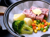 #夕食一例　とちぎ和牛のステーキはとろける美味しさ