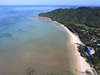 ・空からのホテル星立西表島とプライベートビーチ　息を呑む自然の美しさです