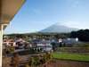 館内から望む富士の眺望