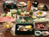 箕島漁港直送の新鮮な魚介や熊野牛など、紀州の恵み会席料理