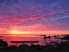 【#七浦荘からの夕日】七浦海岸の美しい夕日はムード満天♪是非一度現地で観てほしい景色です。