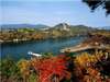 恵那峡大橋☆紅葉をお楽しみ下さい。遊覧船からの景色も素敵です。