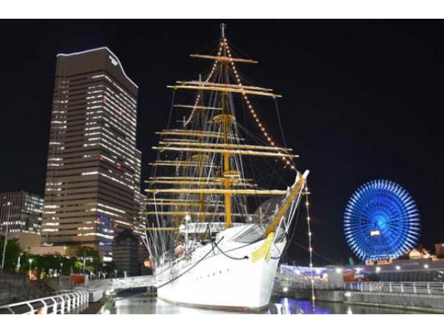 帆船日本丸クリスマスイルミネーション