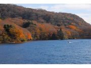 芦ノ湖の紅葉の写真1