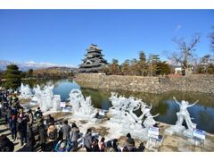国宝松本城氷彫フェスティバルの写真1
