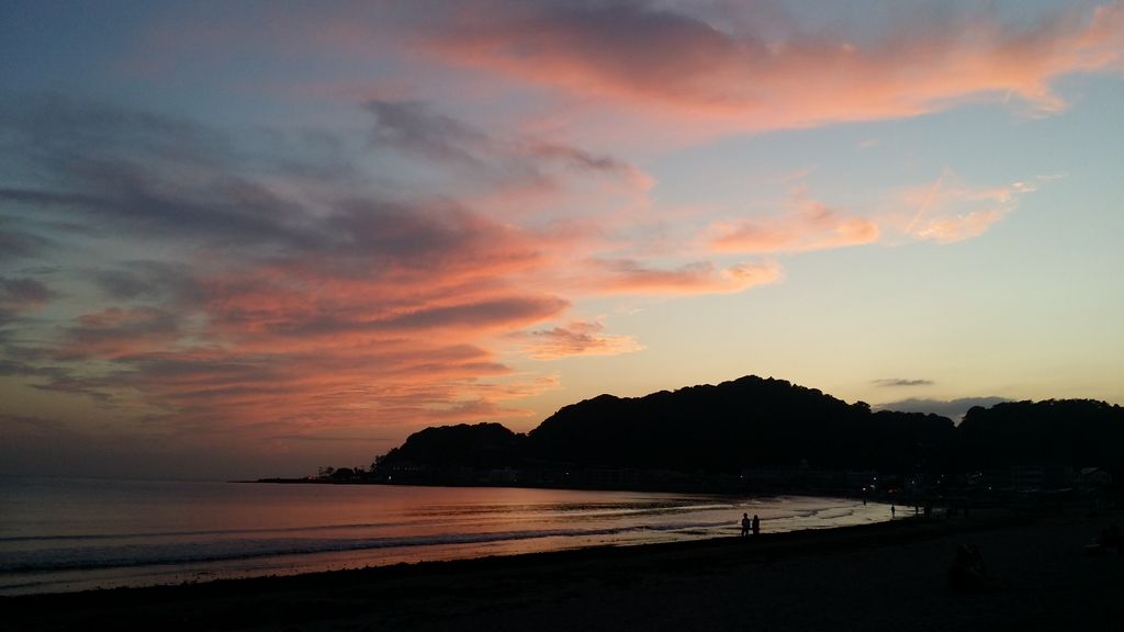 由比ヶ浜の朝の顔 夕方の顔 鎌倉海浜公園由比ガ浜地区の口コミ じゃらんnet