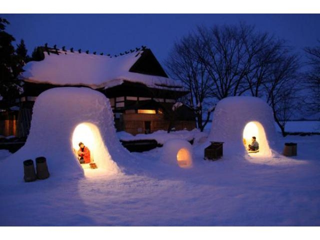 横手の雪まつり　かまくら＜2021年は地域伝統行事として開催＞