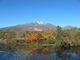妙高高原いもり池の紅葉の写真2